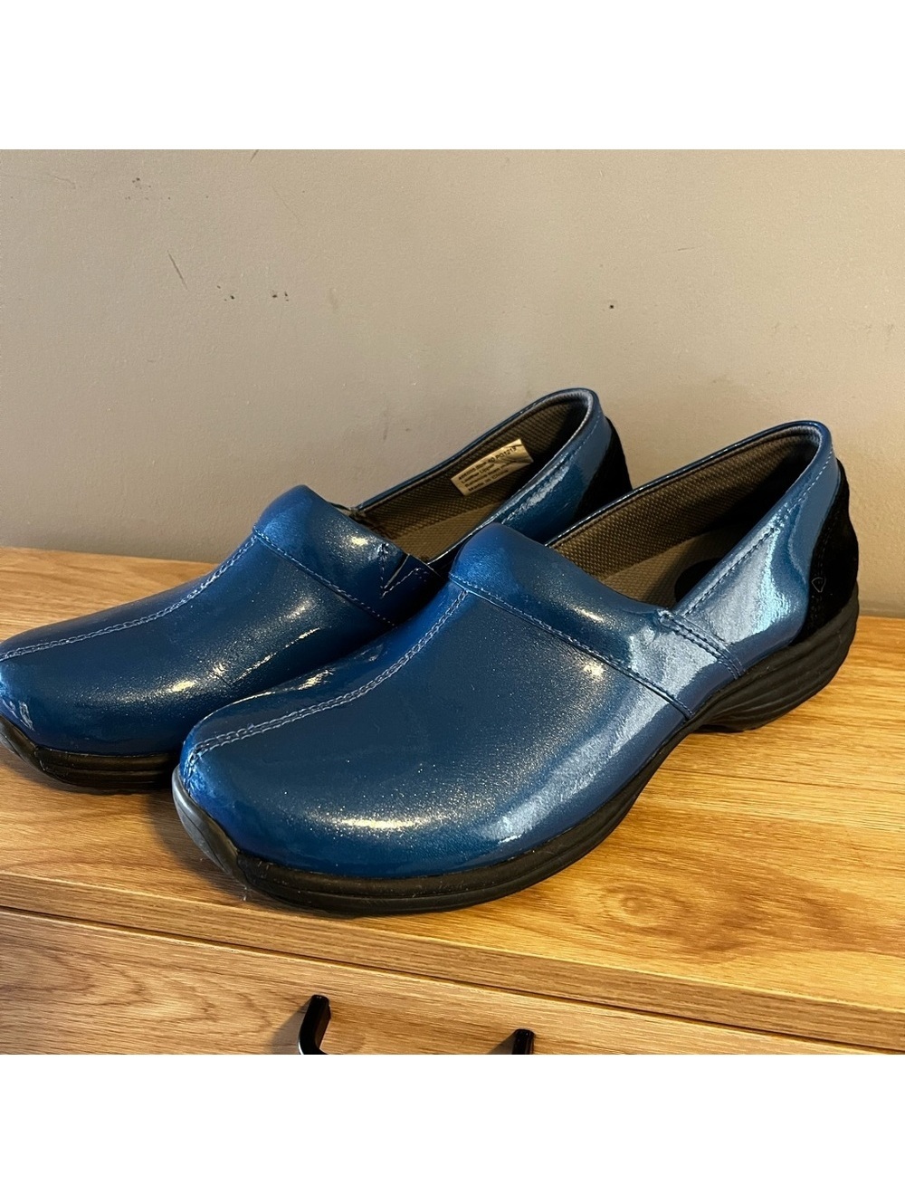 Sanita Original Shiny Blue Women’s Professional Clogs EU 40 US 9 EUC - Picture 5 of 12